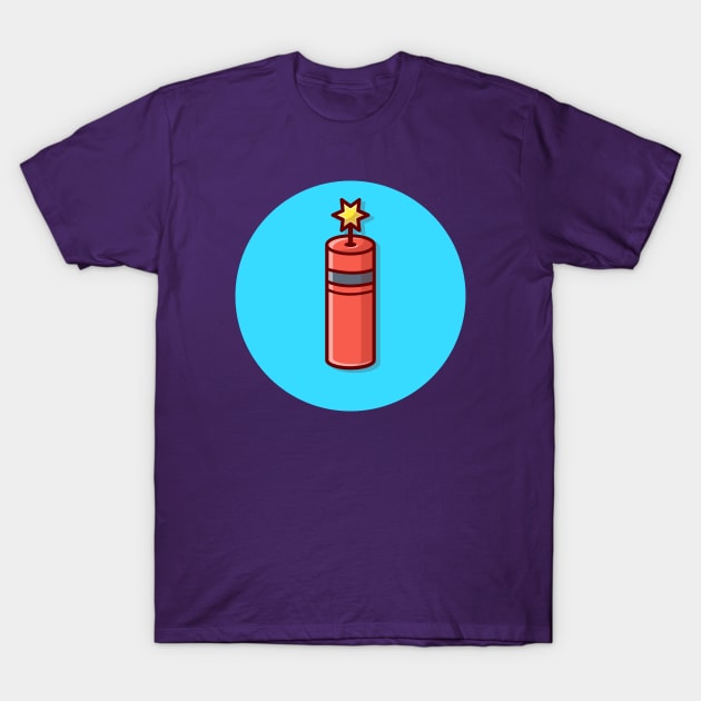 Bomb Cartoon Vector Icon Illustration (3) T-Shirt by Catalyst Labs